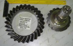 Коническая пара редуктора среднего моста короткий хвостовик STEYR 28/17 (I=5.73) AZ9004320251